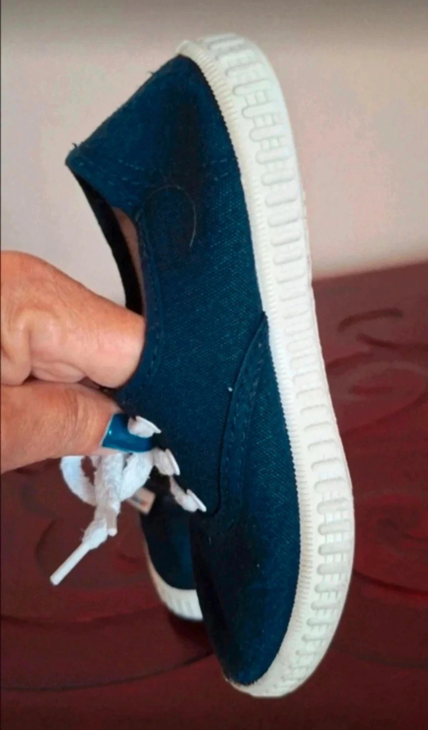 Zapatillas lona de niñ@,  talla 30. Azul marino – photo 5